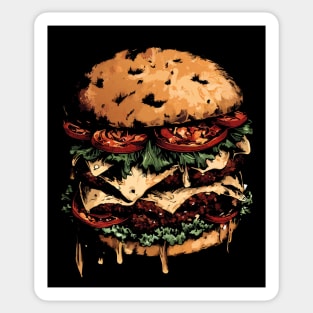 Big Hamburger Sticker